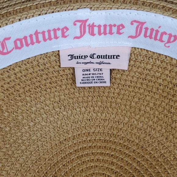 Juicy Couture ❤️NWT❤️ Wide Brimmed Jeweled Hat!❤️❤️❤️ - Picture 10 of 13